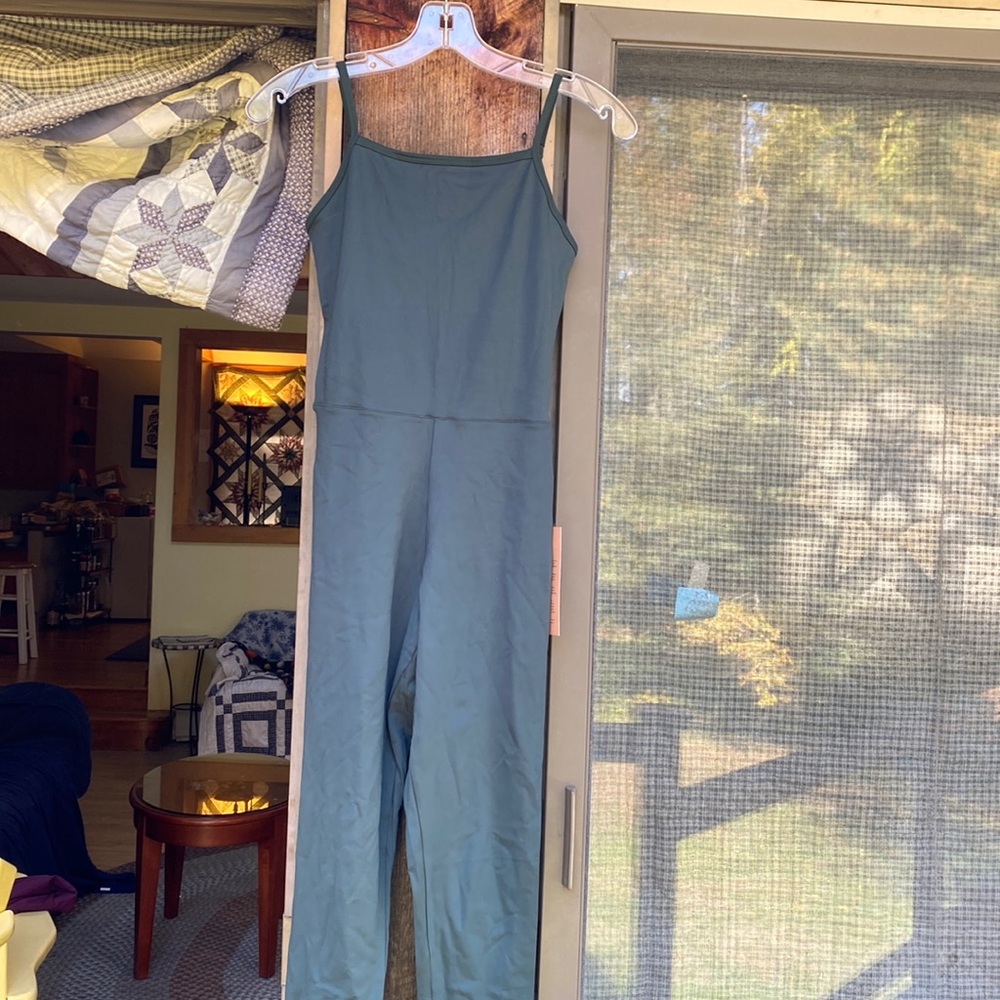 Girlfriend Collective Green Unitard